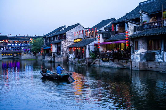 西塘之夜景