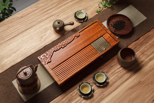 實(shí)木茶盤(pán)