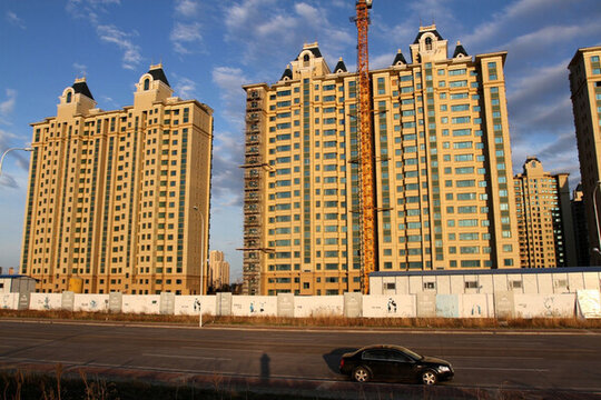 建筑工地 高樓 樓房 塔吊