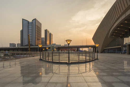 成都南站建筑風(fēng)光
