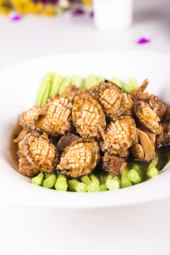 鮑魚燜雞