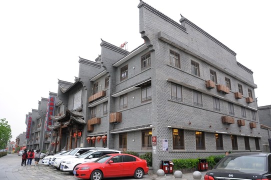 古巷 徽派建筑 老街