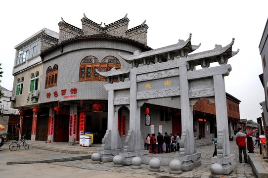 古巷 徽派建筑 老街