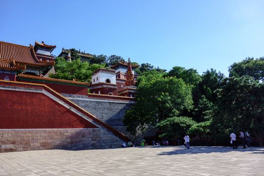 頤和園四大部洲香巖宗印之閣藍(lán)天