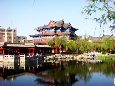 仿古建筑 園林風(fēng)光