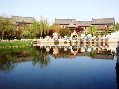 仿古建筑 園林風(fēng)光