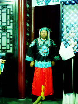張龍 蠟像 大宋官服