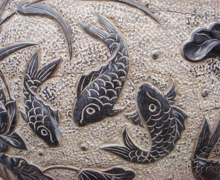 魚(yú)浮雕