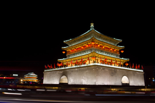 西安鐘樓 夜色