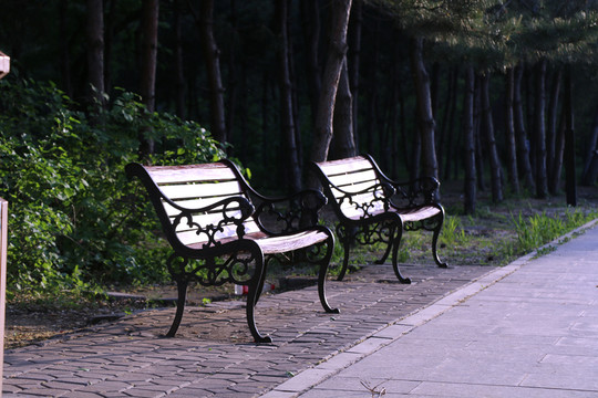 公園椅子