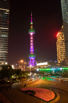 東方明珠夜景