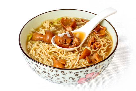 廣東美食豬腸面