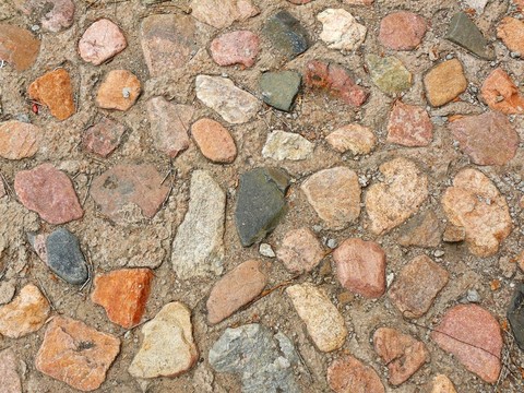 石子路面