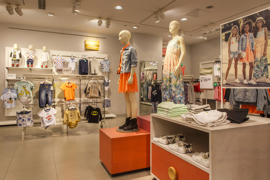 童裝店內(nèi)部空間