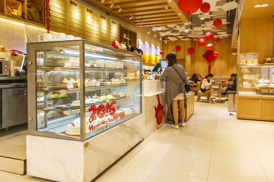 面包店內景