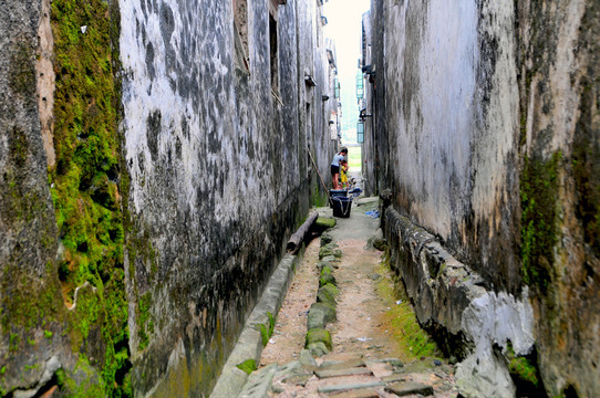 廣東民居 老屋 巷道 廣東古村