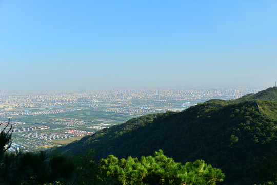 北京香山公園遠(yuǎn)眺
