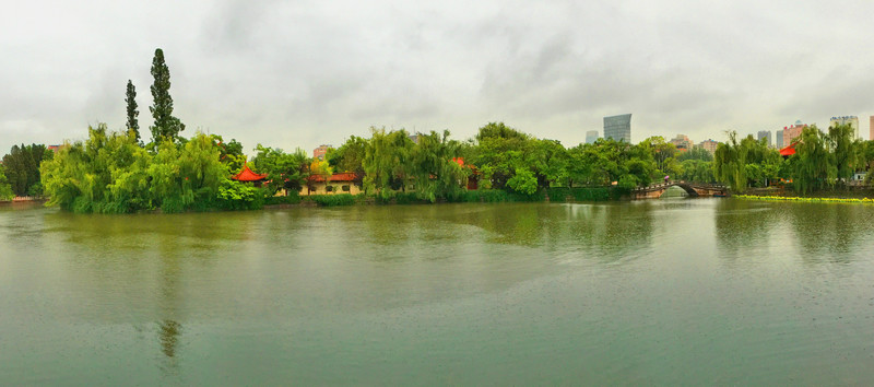 雨中翠湖