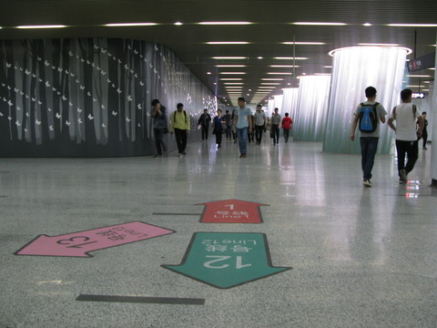 上海地鐵漢中路換乘