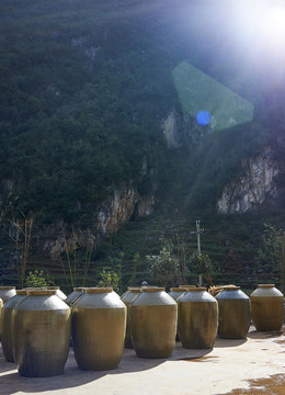陶缸酒實景