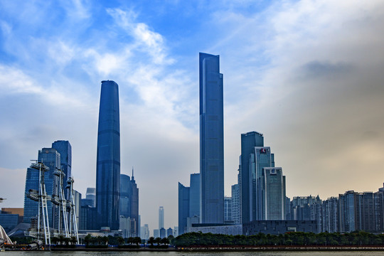 珠江新城 雙塔