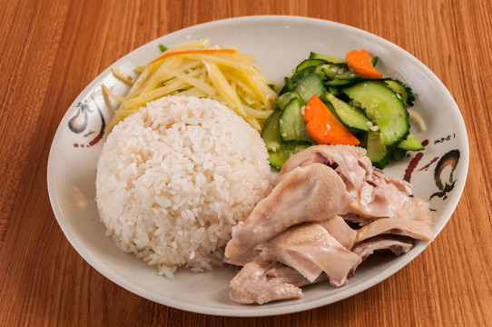 姜蔥白切雞飯