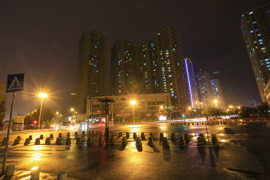 昆明夜景 天驕北麓