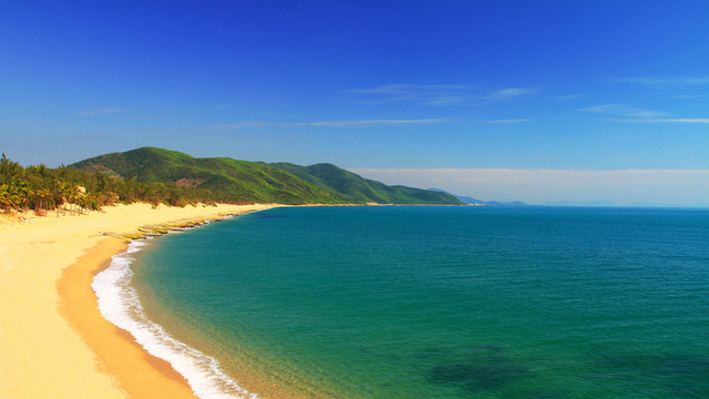湛藍(lán)的海灣