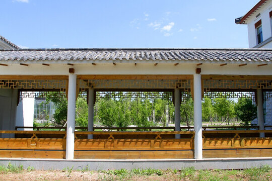 酒店 賓館 戶外 園林 風景