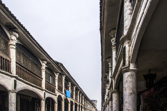 中西合璧古建筑群 大竹清河古鎮(zhèn)
