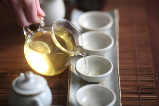 喝茶  沏茶