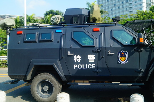 深圳世界之窗旅游景區(qū)的警車
