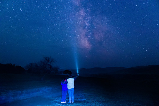 銀河 璀璨星空