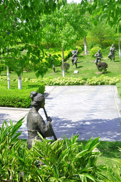 公园雕塑景观