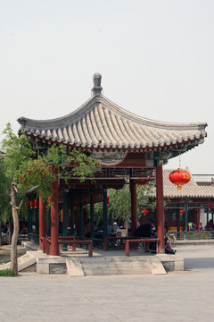 園林景觀 公園 古建筑