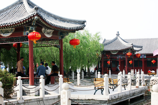 園林景觀 公園 古建筑