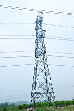 高壓線  電塔