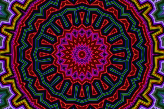 拼花花型 抽象背景 無(wú)分層