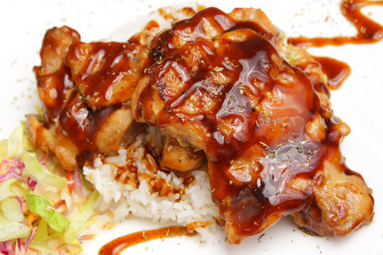 黑椒雞扒飯