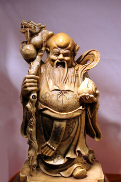 雕塑 圓雕 神仙 壽星
