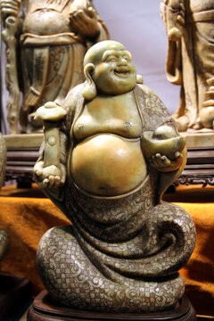 雕塑 圓雕 神仙 彌勒佛