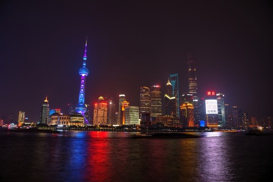 上海陸家嘴夜景