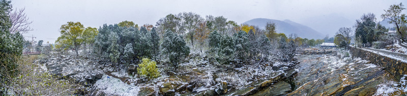 泰山天外村雪景