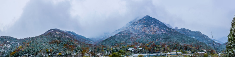 泰山雪景