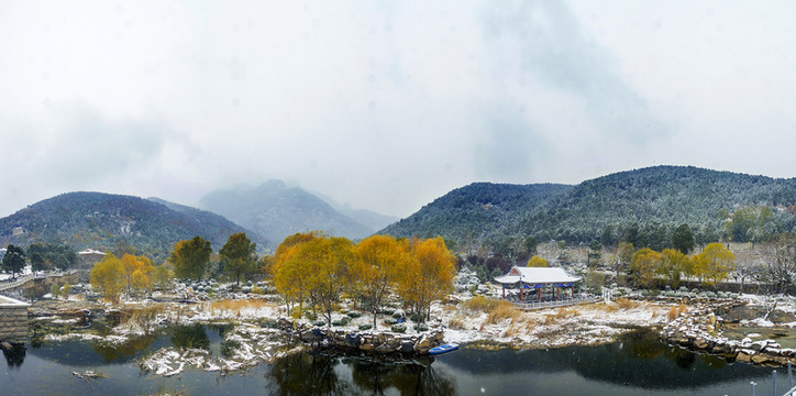 泰山雪景