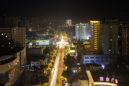 伊寧市夜景