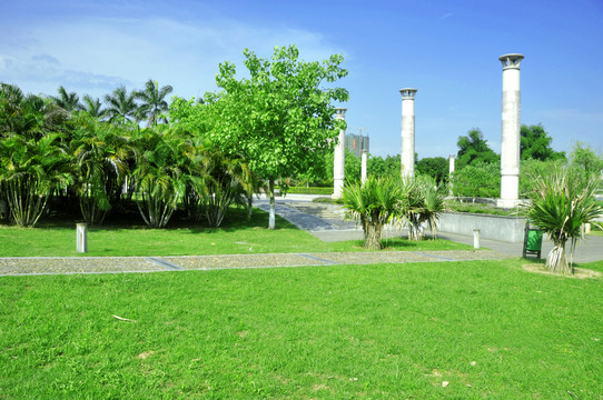 綠色公園風(fēng)光