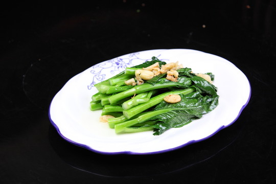 拍蒜廣東菜心