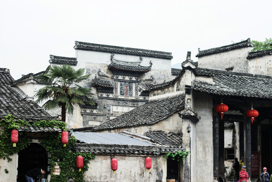 宏村徽派建筑馬頭墻