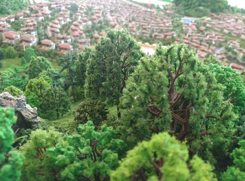 房地產(chǎn) 沙盤(pán) 風(fēng)景 別墅